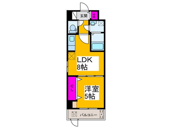 グランコート・エルクラージュの物件間取画像